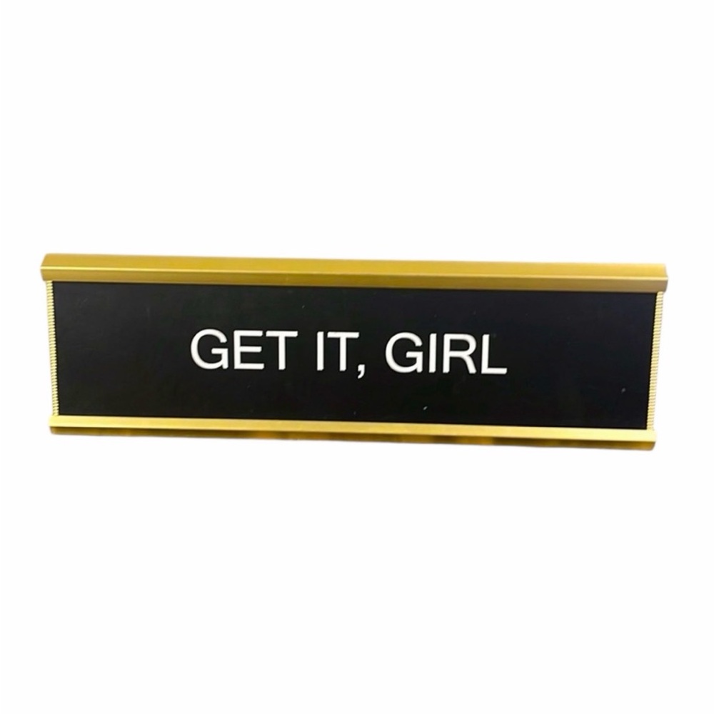 Reversible Desk Words Display